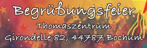Mehr über den Artikel erfahren Begrüßungsfeier